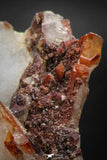 08257 - Top Beautiful 2.40 Inch Natural Red Iron-Oxide Coated Quartz Crystals Cluster