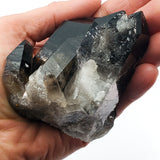 SWJ0127 - Top Huge Smokey Quartz Crystal Cluster from classical Arkansas (USA) location