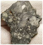 10076 - Lunar Meteorite "NWA 13859" Feldspathic Breccia (Troctolite Rich) 2.66g Slice