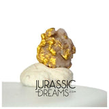 J201 - Top Beautiful Tiny Quartz with Native Gold  0,16g - California Historic "Gold Rush" Location
