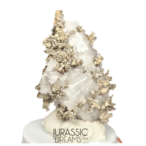 J04 - Astonishing Dendritic Allargentum Silver after Dyscrasite in Calcite Matrix