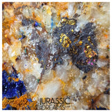 S343 - Top Huge Quartz Matrix coated with Azurite Crystals + Sulfides (Pyrite & Chalcopyrite)