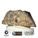 J326 -  "MONEGROS" Rare Historical Spanish Meteorite - 5,27g Thick Crusted Slice - Ordinary Chondrite L5