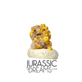 J201 - Top Beautiful Tiny Quartz with Native Gold  0,16g - California Historic "Gold Rush" Location