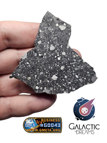 40011 - Outstanding Lunar Breccia Meteorite Part Slice "Under Classification" 13,91g