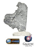 40016 - "The Apollo Lunar" Meteorite Part Slice "Gadamis 008"  Lunar ferroan anorthosite 0,78g