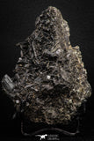 08342 - Beautiful 85.6 Inch Fibrous Black Arfvedsonite with Feldspar - Morocco
