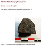 20997-184 - NWA Iron Meteorite. In study. 210g