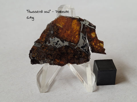 "Awsserd 002" Pallasite MG Slice 6.14g