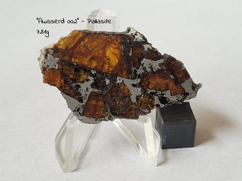 "Awsserd 002" Pallasite MG Slice 7.81g