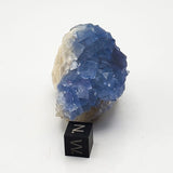 SWJ0028 - Finest Grade Blue Fluorite Crystal Cluster from Blanchard Mine (New Mexico)