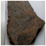 A76 - "NWA 13292" H3 Ordinary Chondrite Meteorite 52.33g Thick Crusted Slice