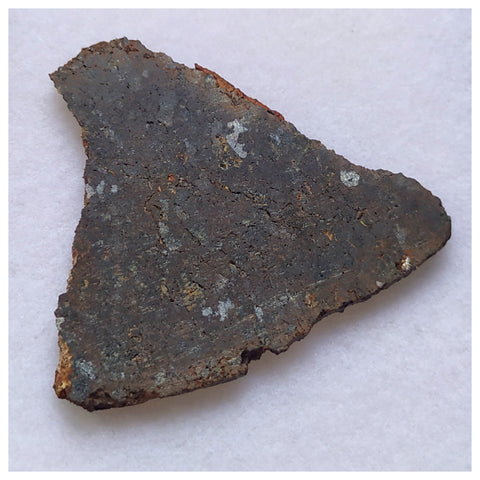 14018 A54 - Nice "NWA 13752" Ureilite Primitive Achondrite Meteorite 1.40g Thin Slice