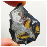 13001 A2 - New "NWA 14444" Pallasite Meteorite 6.25g Thin Etched Slice