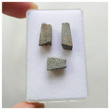14021 A58- New Rare "NWA 13996" EL Melt Enstatite Meteorite Collection 3 samples 2.31g