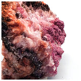 SWJ0034 - Finest Grade Pink Cobaltoan Calcite Crystals on Matrix - Bou Azzer Mine (Morocco)