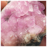 SWJ0033 - Finest Grade Pink Cobaltoan Calcite Crystals on Matrix - Bou Azzer Mine (Morocco)