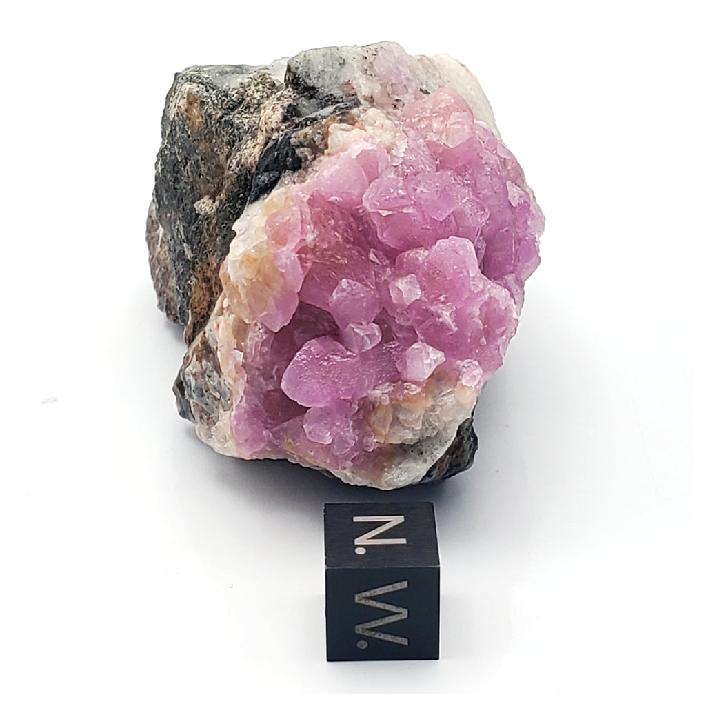 SWJ0033 - Finest Grade Pink Cobaltoan Calcite Crystals on Matrix - Bou Azzer Mine (Morocco)