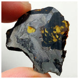 13006 A7 - New "NWA 14444" Pallasite Meteorite 5.21g Thin Etched Slice