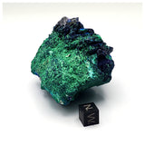 SWJ0020 - Nice Specimen of Deep Blue Azurite + Malachite Crystals from Mexico