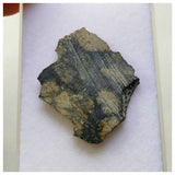 14014 A73 - Beautiful "NWA 13861" HED Meteorite Eucrite Melt Breccia 2.14g Part Slice