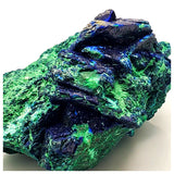 SWJ0020 - Nice Specimen of Deep Blue Azurite + Malachite Crystals from Mexico