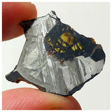 13009 A10 - New "NWA 14444" Pallasite Meteorite 3.67g Thin Etched Slice