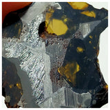 13011 A12 - New "NWA 14444" Pallasite Meteorite 4.88g Thin Etched Slice