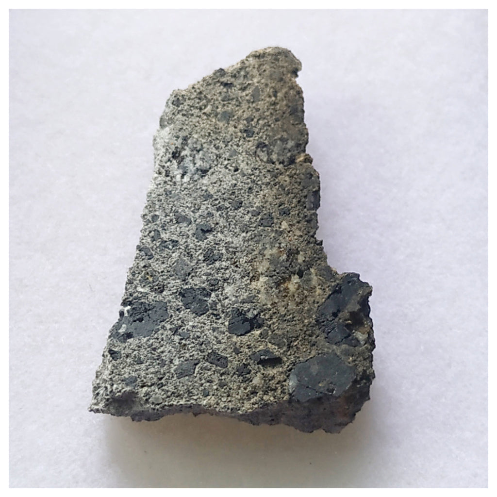 14007 A31- Beautiful "Aydar 004" HED Meteorite Brecciated Eucrite 2.64g Part Slice