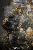 07909 -  Top Pale Blue Fluorite Crystals on Matrix Hameda Fluorite Mine South Morocco