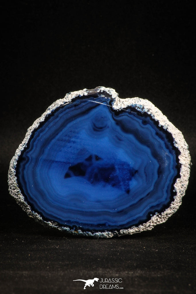 05079 -  Extremely Beautiful 2.87 Inch Brazilian Agate Slice (Chalcedony Geode Section)