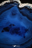 05079 -  Extremely Beautiful 2.87 Inch Brazilian Agate Slice (Chalcedony Geode Section)
