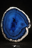 05079 -  Extremely Beautiful 2.87 Inch Brazilian Agate Slice (Chalcedony Geode Section)