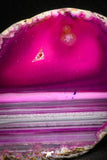 05082 -  Top Beautiful 3.43 Inch Brazilian Agate Slice (Chalcedony Geode Section)