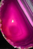 05082 -  Top Beautiful 3.43 Inch Brazilian Agate Slice (Chalcedony Geode Section)