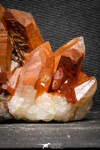 22095 - Top Beautiful 3.91 Inch Natural Red Iron-Oxide Coated Quartz Crystals Cluster