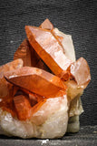 22095 - Top Beautiful 3.91 Inch Natural Red Iron-Oxide Coated Quartz Crystals Cluster