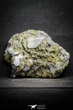 22096 - Beautiful 3.69 Inch Pyrite Crystals on Calcite from El Hammam Mine - Morocco