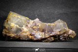22112 -  Top Pale Blue Fluorite Crystals on Matrix Hameda Fluorite Mine South Morocco