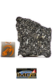 08852 - Top Rare Polished Thin Section NWA Carbonaceous Chondrite CV3 Type  5.403g