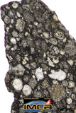 08861 - Top Rare Polished Thin Section NWA Carbonaceous Chondrite CV3 Type - 2.91 g