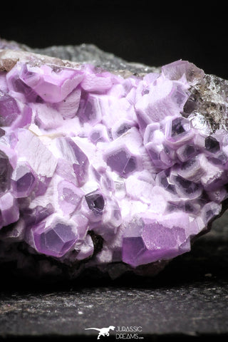 22194 - Pink Cobaltoan Calcite Crystals on Matrix - Bou Azzer Mine (South Morocco)