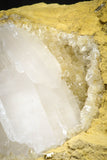 22196 - Calcite Geode with Gypsum Crystal 680 g in Natural Matrix