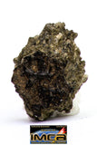 08871 - MARTIAN NWA 6963 Shergottite Meteorite 0.441 g Thin Section with Fusion Crust
