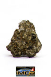 08878 - MARTIAN NWA 6963 Shergottite Meteorite 0.316 g Thin Section with Fusion Crust