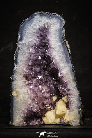 22214 - Beautiful Purple Natural Quartz Geode Minas Gerais District - Brazil