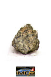 08887 - MARTIAN NWA 6963 Shergottite Meteorite 0.114 g Thin Section with Fusion Crust