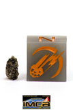 08888 - MARTIAN NWA 6963 Shergottite Meteorite 0.089 g Thin Section with Fusion Crust