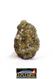 08888 - MARTIAN NWA 6963 Shergottite Meteorite 0.089 g Thin Section with Fusion Crust