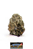 08889 - MARTIAN NWA 6963 Shergottite Meteorite 0.093 g Thin Section with Fusion Crust
